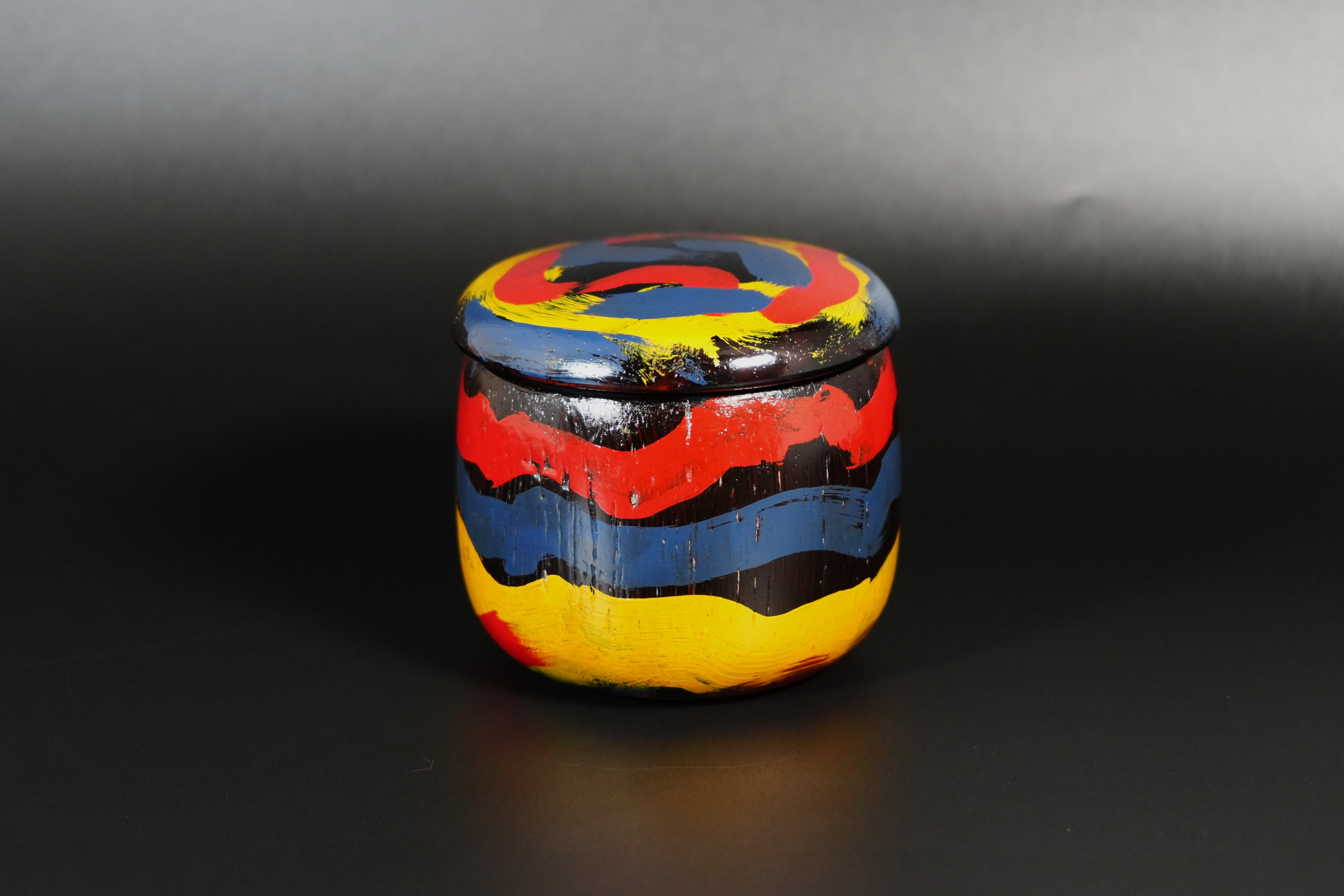 Urushie  Box  - Aka.Ao.Kii  002