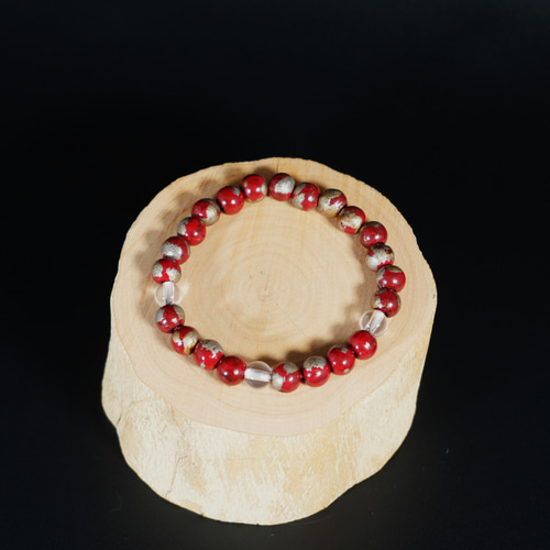 アクセサリー Maki Makie Bracelet - Suzu Aka 007 ブレスレット 漆 安 通販