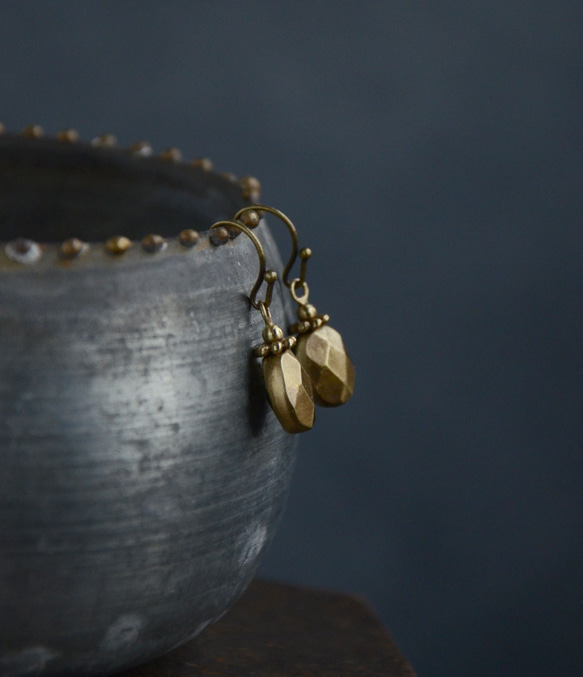 Candy / earrings - Oval 2枚目の画像