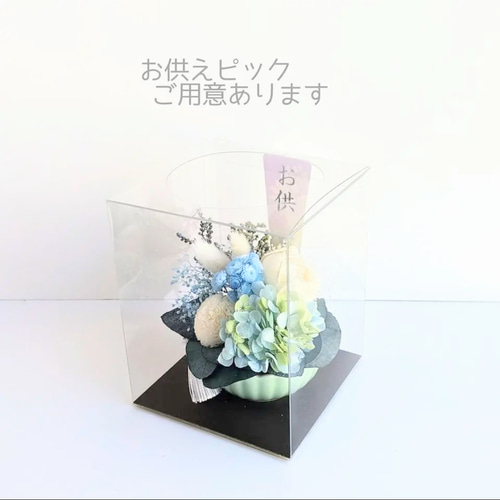 仏花 グリーン・アップル ピンポンマムプリザーブドフラワー