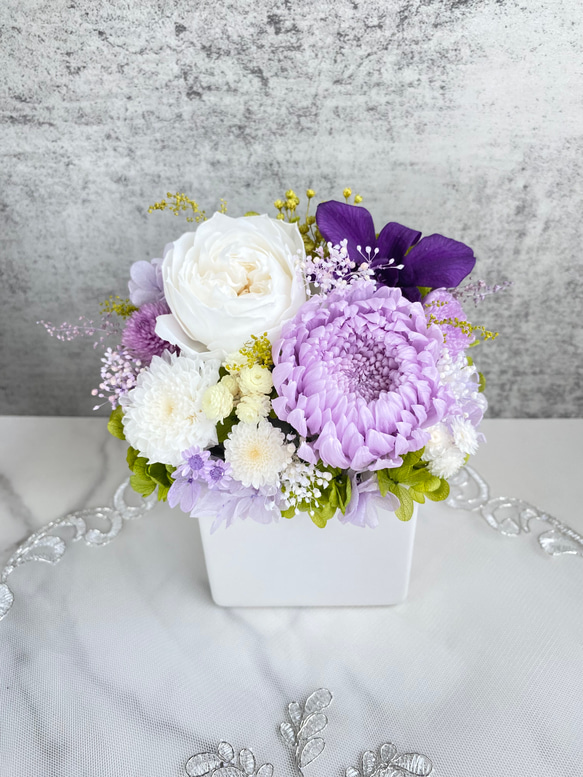 華やか仏花 お供え用プリザーブドフラワー プリザーブドフラワー coco  