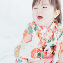 【即納】ベビー袴　70-80 お食い初め/初節句 4枚目の画像