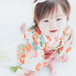 【即納】ベビー袴　70-80 お食い初め/初節句 5枚目の画像