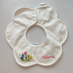 名入り 手刺繍 スタイ ［魚］ スタイ・よだれかけ AriAri20 通販