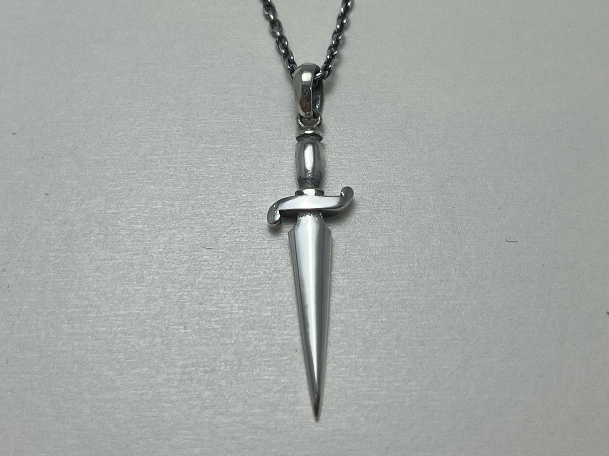 【silver925】オールドスクールタトゥー　ダガーペンダント