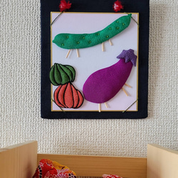 ちりめん細工 ハロウィン お化けかぼちゃとクロネコ、オバケ、コウモリ