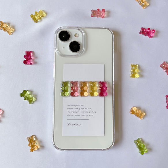 iPhoneケース [ベアグミケース] iPhone15 iPhone14 ハードケース 
