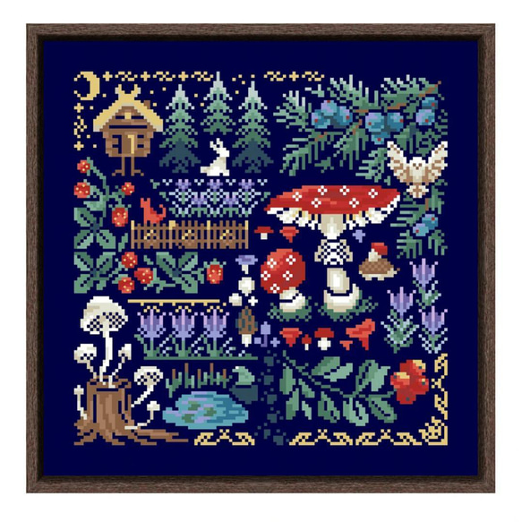 刺繍の森タロット 日本語ガイド付き the embroidered forestの