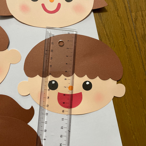 壁面飾り【男の子 女の子 顔のみ】定番 春夏秋冬 保育教材 新