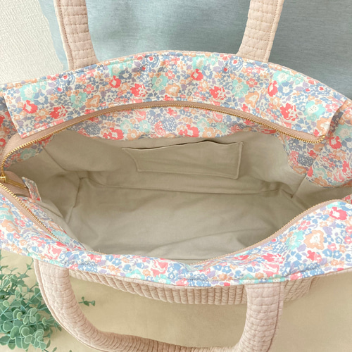 【専用ページ】ヌビバッグ/リバティ/ハンドメイド キレイめスタイルにも合わせやすいヌビバッグ♪大きめ肩掛け