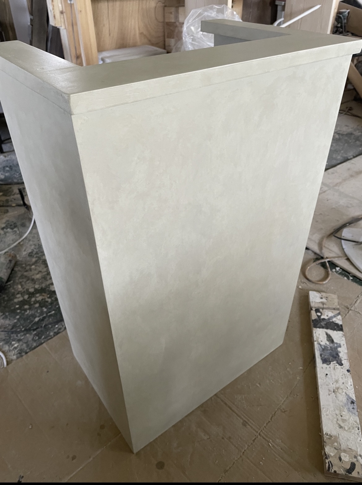 石っぽいカウンター