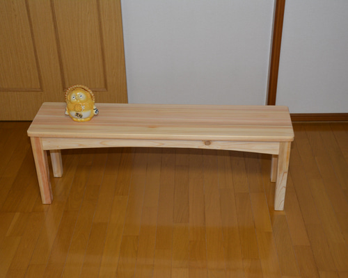 ヒノキ　ベンチ 1995e12b01e8201bcbab67c433c608