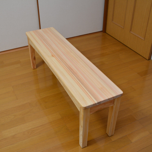 jzhz様向けダイニングベンチ 幅100cm 奥行25cm 高さ42cm 無垢のヒノキ
