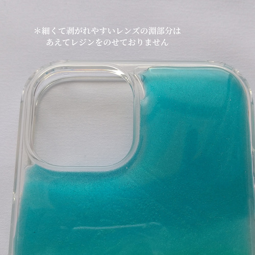 iPhone14 Pro カバー レジンアート オーダー制作可能 460249409647da382f52609476f87a