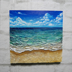 油絵 絵画 夕日の海【A3】 絵画 HR 通販 14064372｜Creema