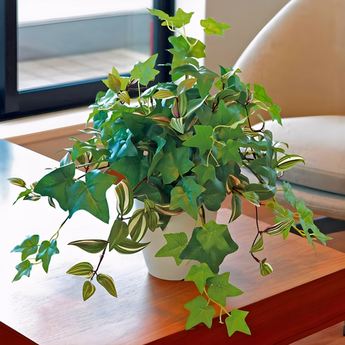 光触媒 人工観葉植物 ウォールグリーン フェイクグリーン ミックス