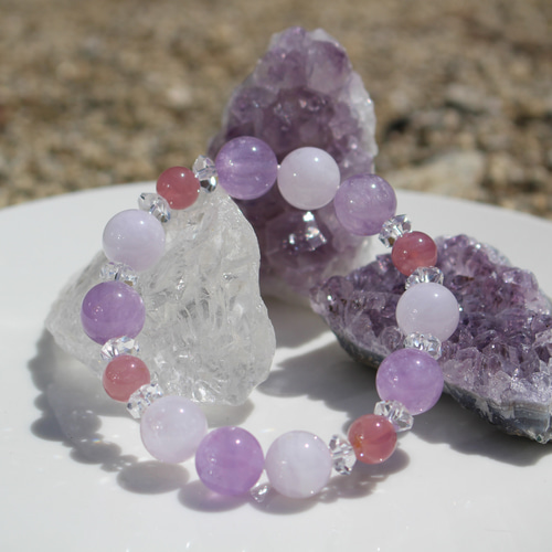 最強 引き寄せ パワー 天然石 ストーン ブレスレット♾️癒し