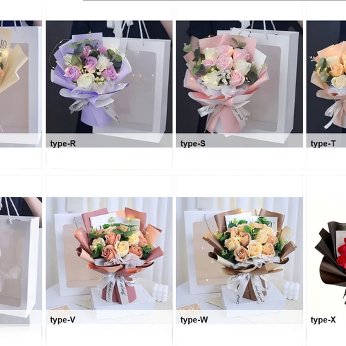 20種類大集合」枯れないお花母の日プレゼント人気花束卒業式飾り