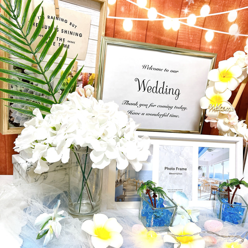 ウェルカムスペース 結婚式 ウエディング ブライダル まとめ売り 夏 リゾート ウェルカムスペースセット 結婚式 ウエディング ブライダル