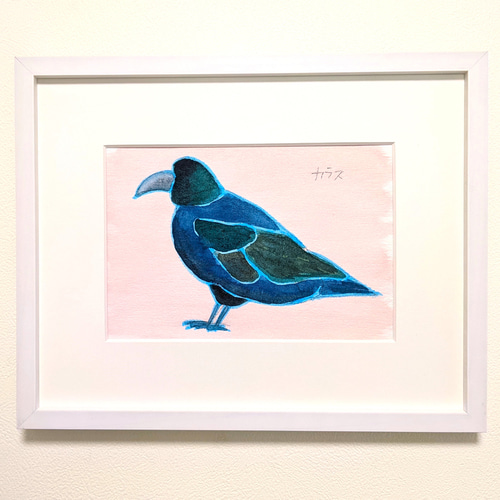 カラス 水彩画原画 (SM) 絵画 yko 通販 18021240|Creema(クリーマ) カラス 水彩画原画 (SM) 絵画 yko 通販 18021240|Creema(クリーマ)