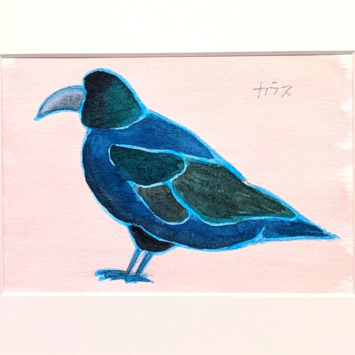 カラス 水彩画原画 (SM) 絵画 yko 通販 18021240|Creema(クリーマ) カラス 水彩画原画 (SM) 絵画 yko 通販 18021240|Creema(クリーマ)