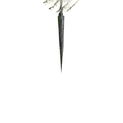 白紙２号 黒打 切付包丁 210㎜ G1515 焼栗柄 日本製 月光作 白紙2号 黒打 切付包丁 210㎜ G1515 焼栗柄 日本製 月光作