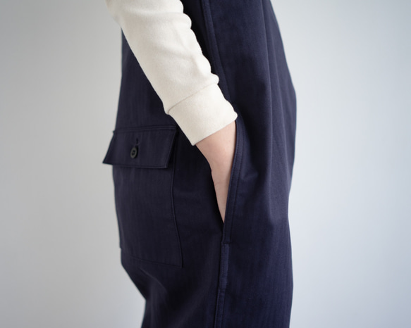 コットンヘリンボーン/ストッキングウェーダー/faded navy 人気・おすすめ｜安定人気・収納便利におすすめ 期間限定割引 配送追跡可