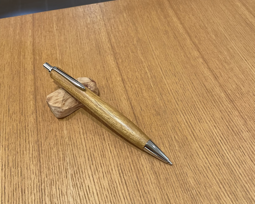 未使用 RED LINE PEN ケヤキ シャープペンシル オリジナル金具 寄木