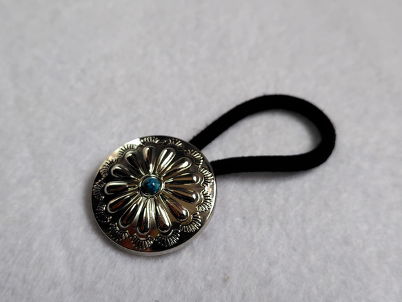 ヘアゴム No.67 レジンドライフラワーヘアゴムブローチポニーフックNo.67