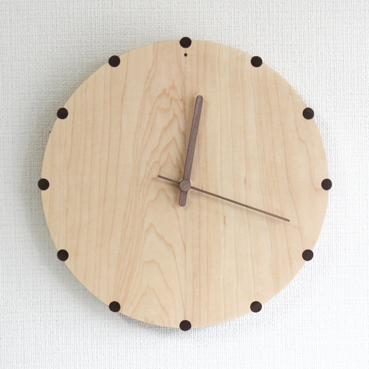 掛け時計 コンペイト-hm 現品商品 楽しい カラフル デザイン おしゃれ 木製