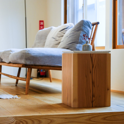 サイドテーブル・スツール（ハンドメイド） MANNEQUIN UPCYCLE 33 サイドテーブル スツール BLACK – NANASAI