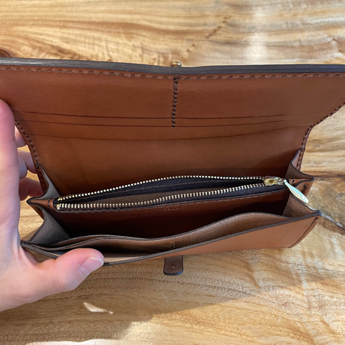 限定レザー【Ponte Shoulders】Giboshi Long Wallet ギボシ長 限定レザー【Ponte Shoulders】Giboshi Long Wallet ギボシ長