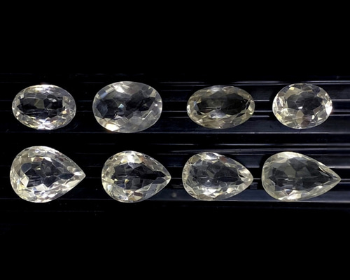 超大粒　天然水晶ルース　最終値下げ 天然水晶 カットルース 8個セット（S02） 天然石 148kira 通販