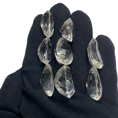 天然水晶 カットルース 8個セット（S02） 天然石 148kira 通販