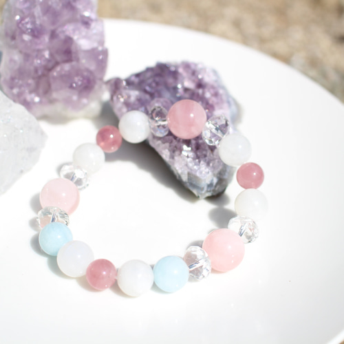 最強 パワー 天然石 ストーンブレスレット♾️癒し 恋愛成就 引き寄せ