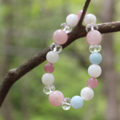 最強 パワー 天然石 ストーンブレスレット♾️癒し 恋愛成就 引き寄せ