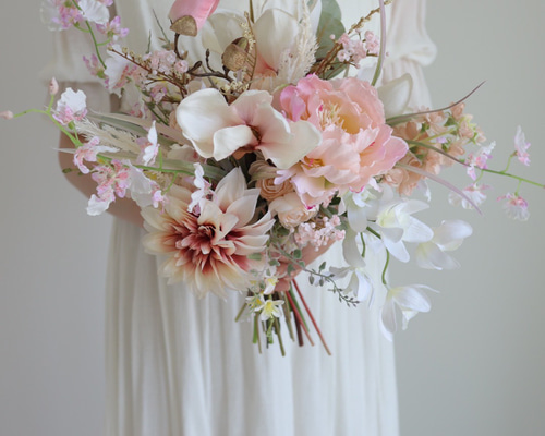 造花　ブーケ　マグノリア 28d2ca7a64614b2dda681c46f84bc6