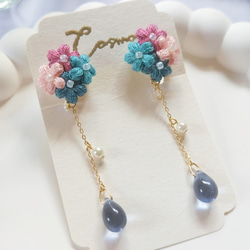 【1172】雫形 ガラスビーズのピアス／イヤリング しずく型ビーズのピアス・イヤリング - 錬金術師の箱庭 - BOOTH