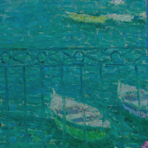 海が見える部屋アートポスター☆マリン夏風景画北欧ヨーロッパおしゃれ