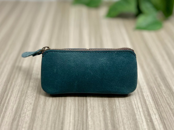 コインキーケース　本革　黒 5枚目の画像