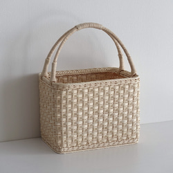 ナンタケットバスケット 2Way オーバルパース エボニー 黒檀 蓋