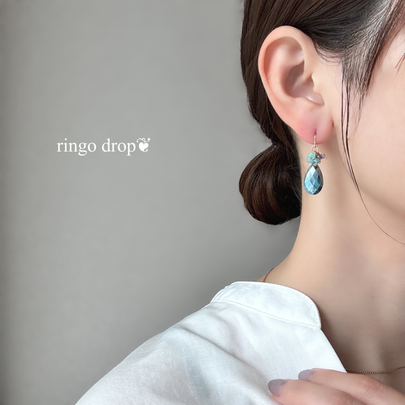 確認用 14kgf ☆バイカラームーンストーンとオパールのチャーム 確認用 14kgf ☆バイカラームーンストーンとオパールのチャーム