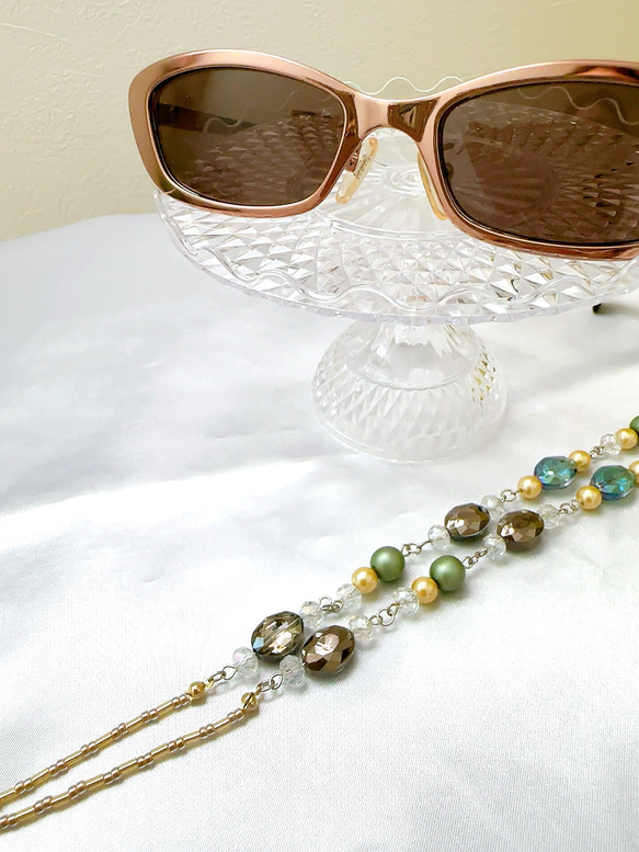 眼鏡ホルダー おしゃれ 母の日 グラスコード サングラスホルダー