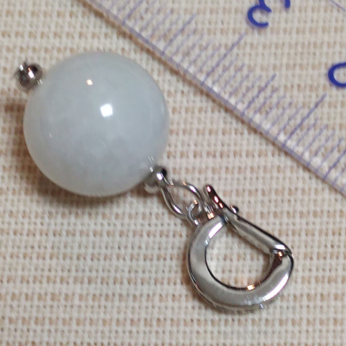 糸魚川翡翠 14mm ペンダントトップ クリッカーバチカン 大珠