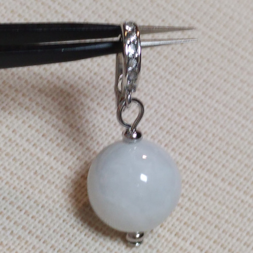 糸魚川翡翠 14mm ペンダントトップ クリッカーバチカン 大珠