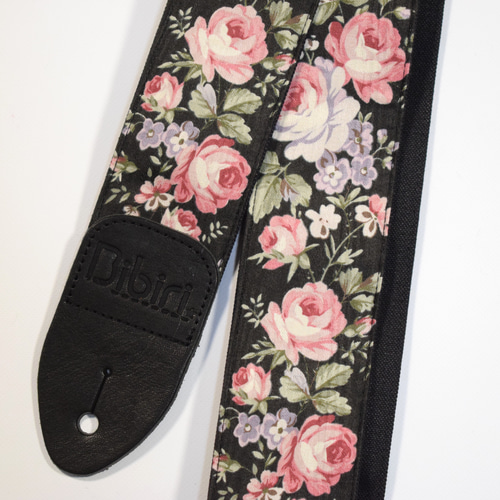 しだれ薔薇 帆布ギターストラップ 楽器・アクセサリ Bibiri 通販