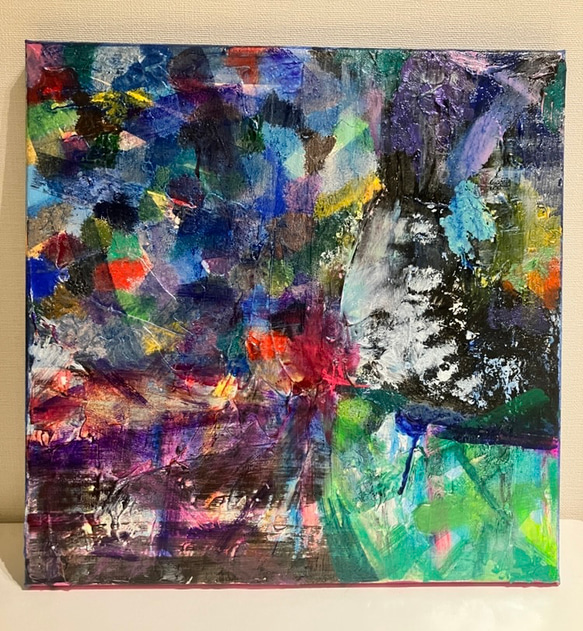 抽象画　Up Tempo 原画販売 抽象画 『abundance』 絵画 Gabriel Art Garden M 通販 18024010