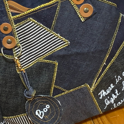 ハンドメイド☆ 岡山デニム♪パッチワーク♪トートバッグ受注製作