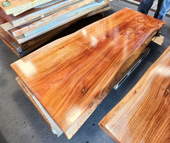 欅　一枚板　どれでも15万円　ダイニング　テーブル 