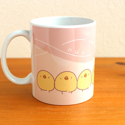 マグカップ ひよこさんぽよよん マグカップ ひよこのもり工房 通販